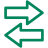 green bi-directional arrows