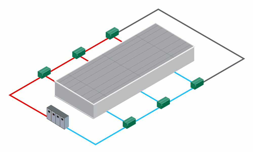 Distributed System Design data center isometric